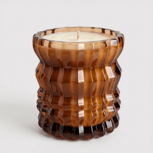 Auden Lueur Autumne 8oz Non-Toxic Scented Candle in Textured Glass Vessel